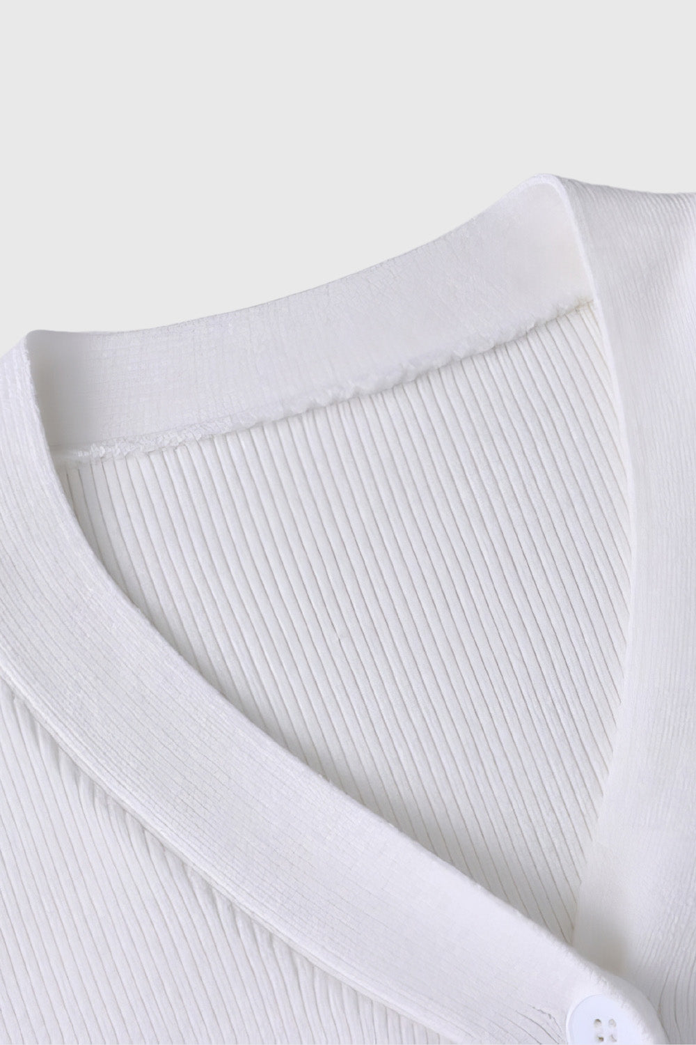 Soft Minimalist Cardigan - White