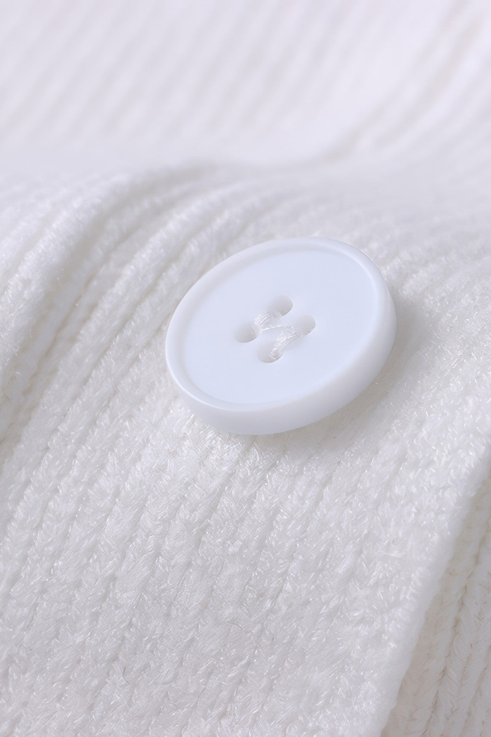 Soft Minimalist Cardigan - White