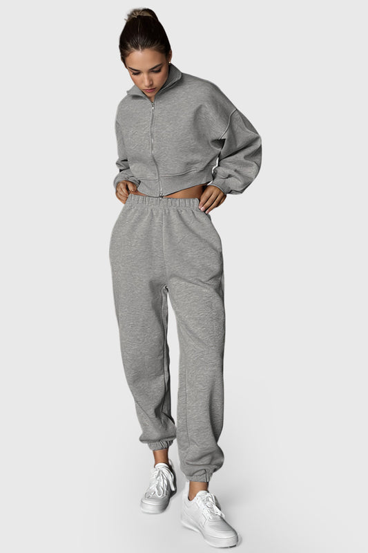 Ensemble 2 pièces Activewear - Gris