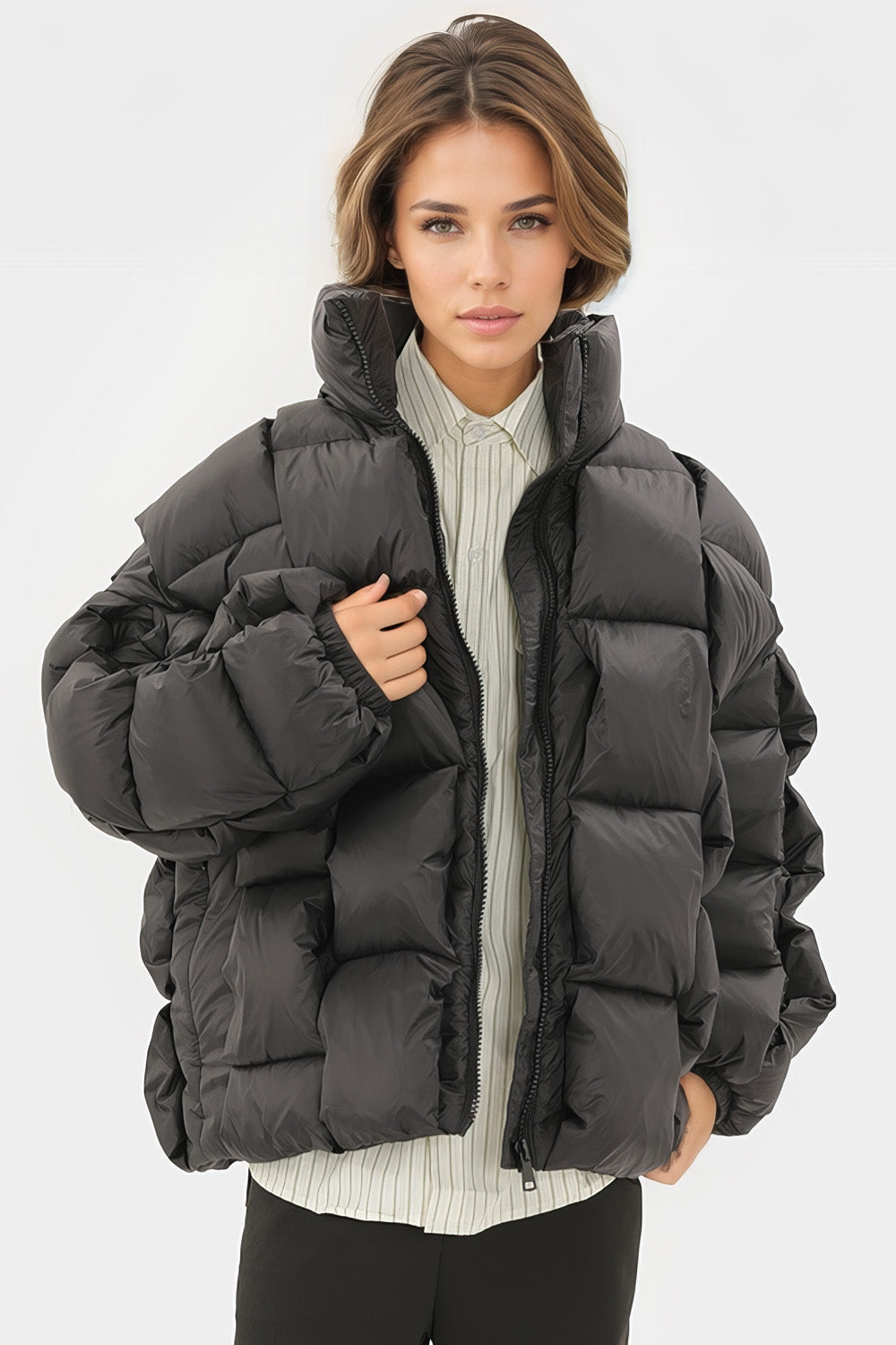 Puffer Jacket - Black