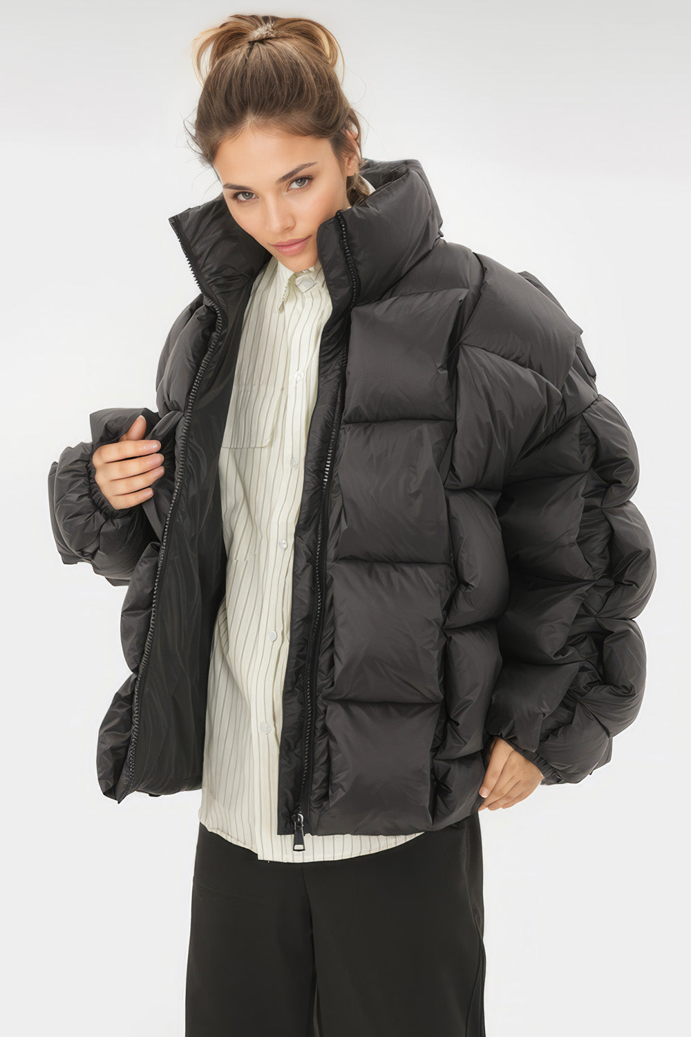 Puffer Jacket - Black